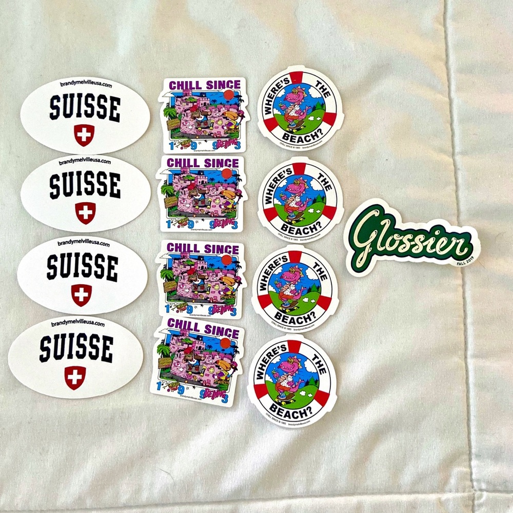 brandy melville sticker bundle!!